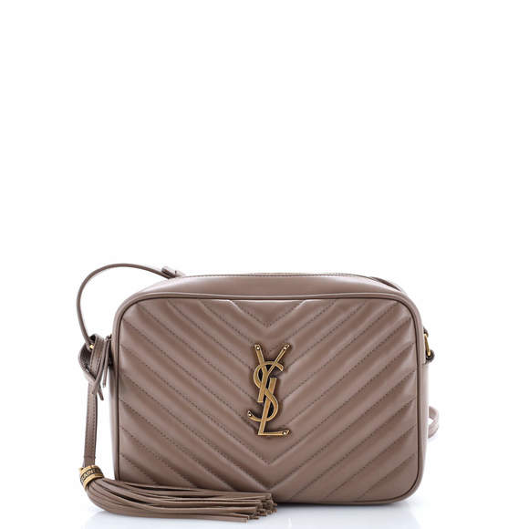 Saint Laurent Small Lou Camera Bag Matelasse Chevron Leather - Picture 1 of 6